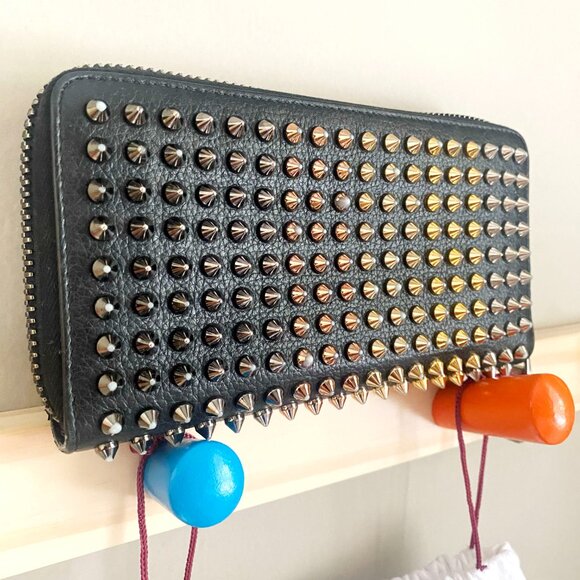 Christian Louboutin Panettone Multishade Metallic Zippy Long Wallet w/ Dust Bag - Picture 4 of 15